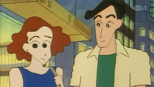 蜡笔小新片段:阿惠的男朋友,好帅啊