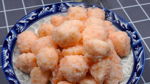 用40块钱大虾做手工虾滑丸子,软嫩q弹,简单实用,比买的好吃