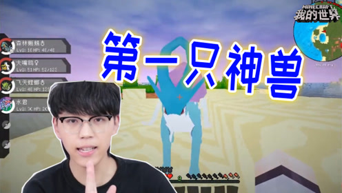 我的世界:贤宝宝人品大爆发,抓到第一只神兽