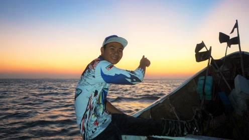 中美合拍赶海大片,阿烽带郭杰瑞出海,竟然还可发大财