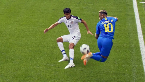 内马尔生涯10大美如画的彩虹过人,这波操作不知多少人想揍他!