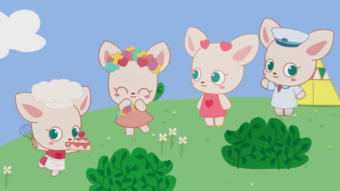 小鹿杏仁儿做梦来到杏仁国 遇见许多和自己长的一模一样的人 玩具故事