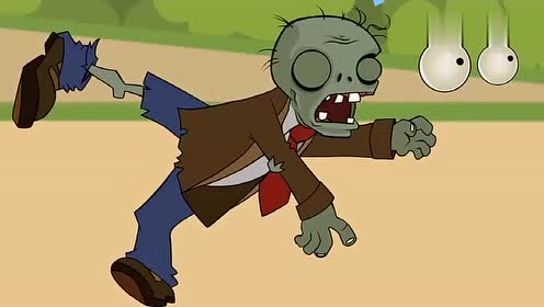 动漫植物大战僵尸:拐腿僵尸真有意思