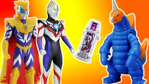 捷德奥特曼胶囊21奥特胶囊欧布重光吓跑了搞破坏的怪兽