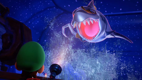 【路易吉洋馆3】第十四集:爱吃炸弹的鲨鱼船长!