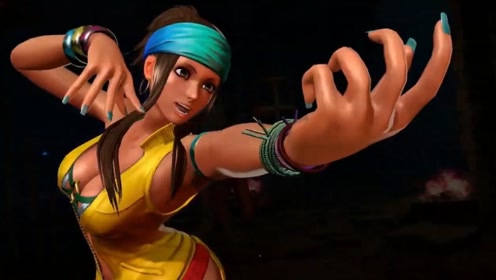 拳皇14:瑟琳娜超杀表演秀,小姐姐跳个舞顺便把你给揍趴下