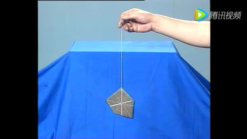 物理试验演示:悬挂法求重心