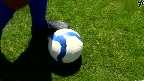 足球基础教学:用脚内侧射门,终于学到了!