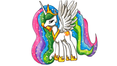 小马宝莉中最漂亮的是宇宙公主吗?