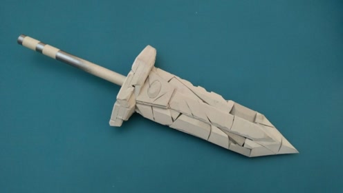 风之伊:用泡沫做一把迷你世界的能量剑,简单结构重组