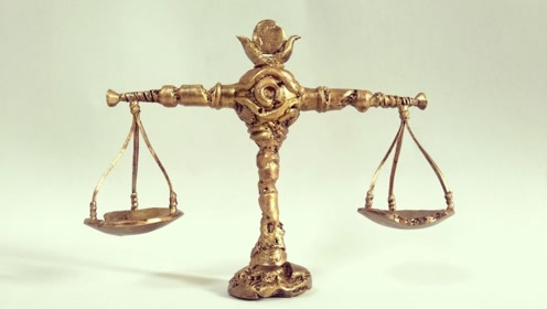 风之伊:橡皮制作的游戏王神器千年天秤,造型独特