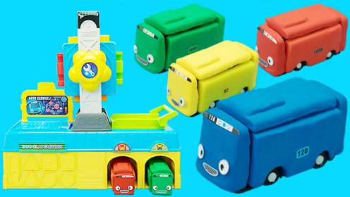 一起来制作橡皮泥泰露小巴士