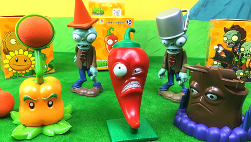 植物大战僵尸2游戏玩具橡木弓手辣椒投手