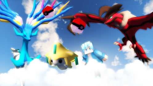时空小涵我的世界mega神奇宝贝日月幸运方块 xy神与基拉祈
