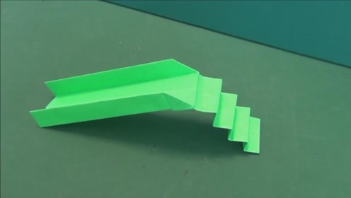 折一个小小的楼梯,模样好可爱,送给宝宝的礼物,手工折纸