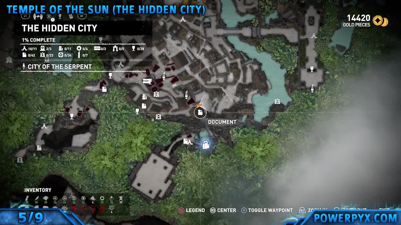 全挑战古墓位置与解法：太阳寺庙