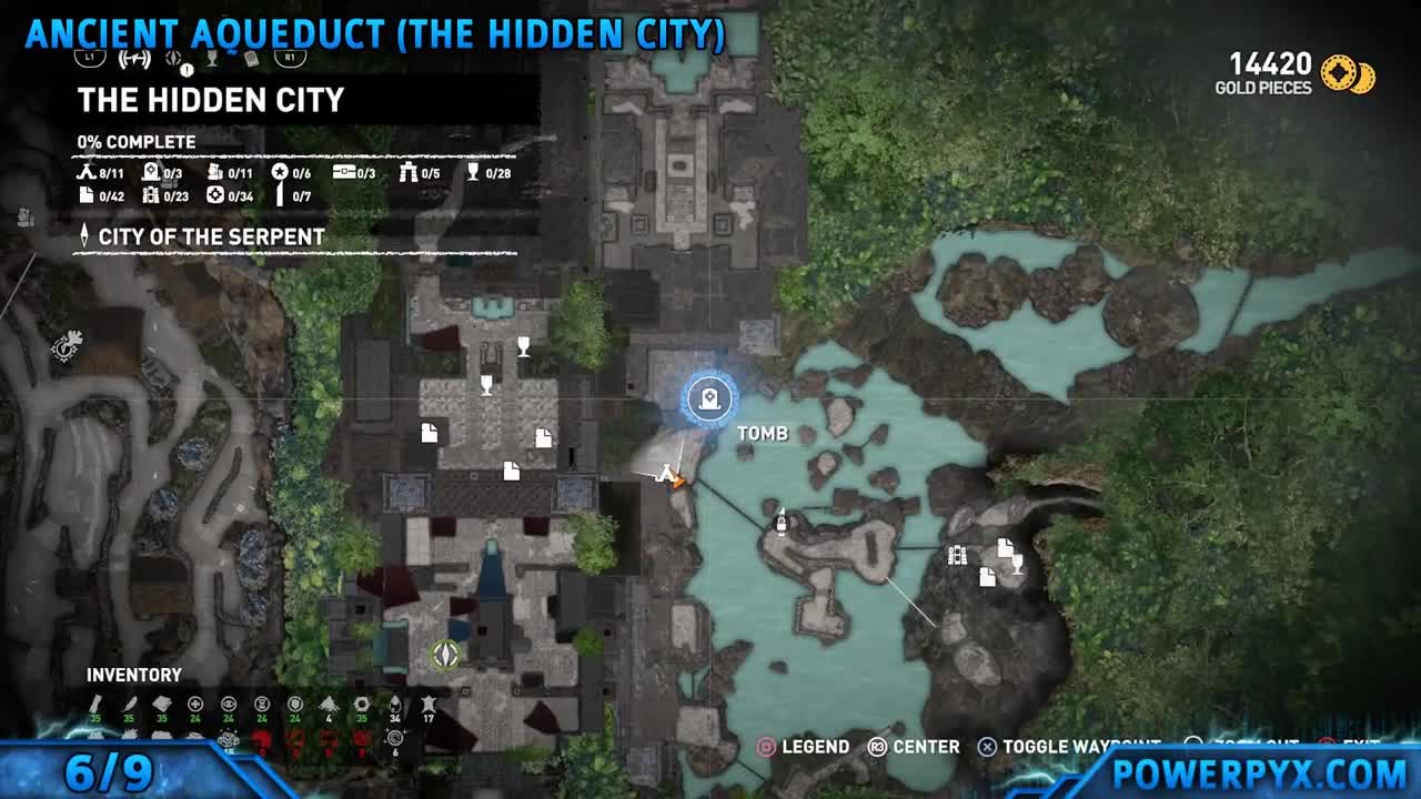 全挑战古墓位置与解法：远古渠道