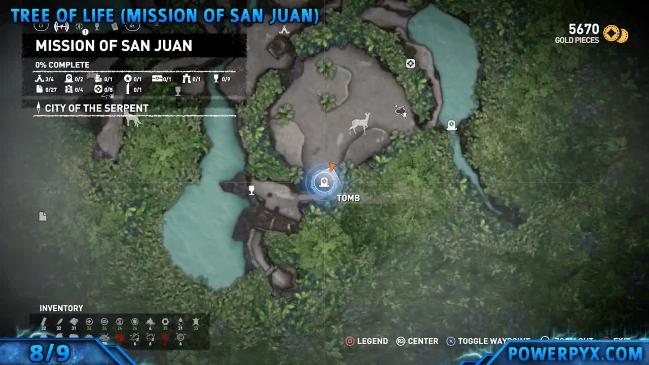 全挑战古墓位置与解法：生命之树