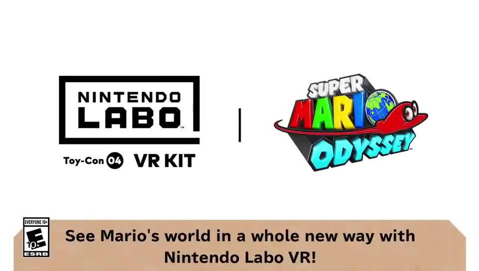 Labo VR套装确认支持《超级马力欧：奥德赛》和《塞尔达传说：旷野之息》