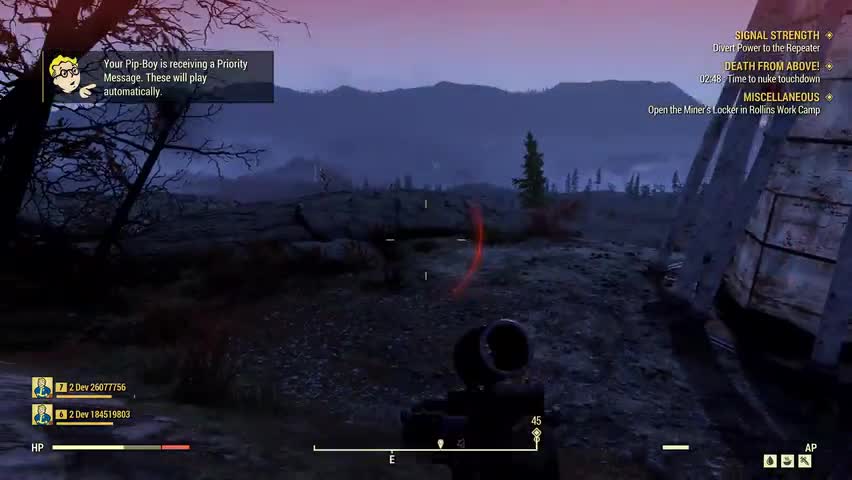 在《辐射 76》中引爆一颗核弹