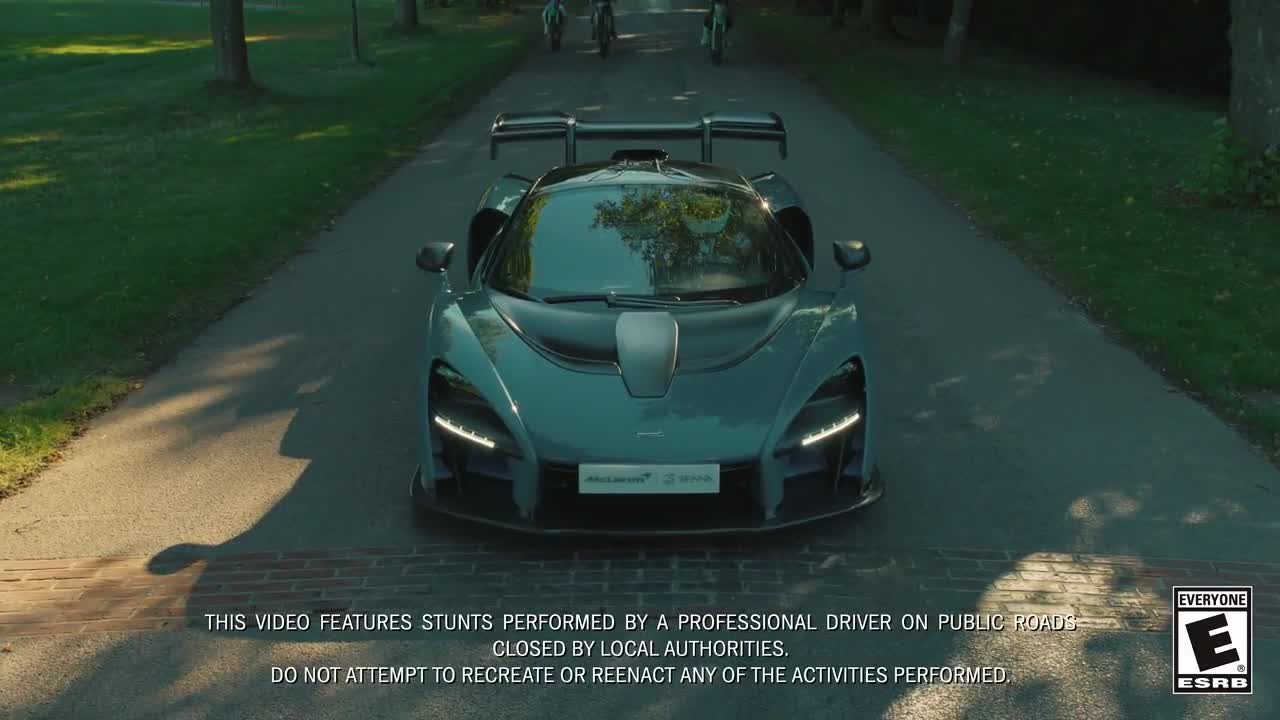 《极限竞速：地平线4》呈现迈凯轮对摩托车的联袂演出